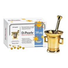 D-Pearls StÃ¦rk D-Vitamin 38 mcg 240 kapsler