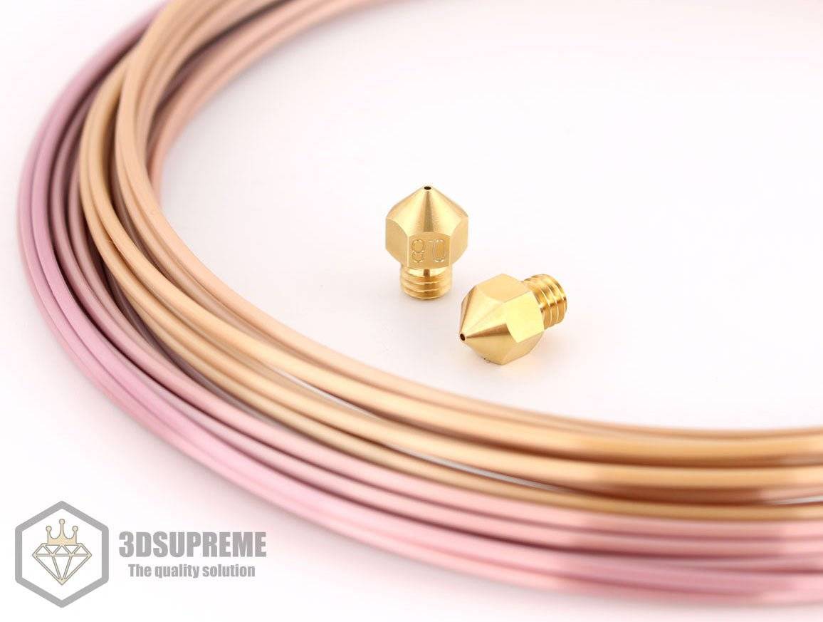 3DSUPREME - TripleFlow MK8 Brass Nozzle - 1.75mm - Ex. Ender-3/5/CR-10 (Pick a Size) 0.6mm