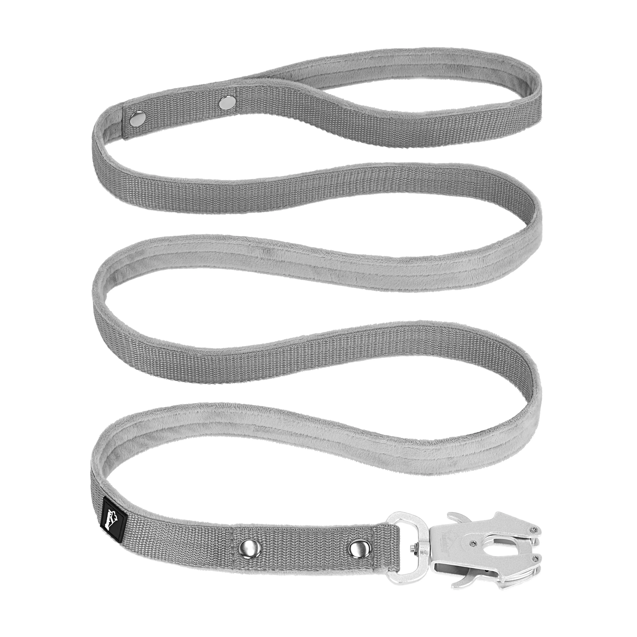 Walk Leash Grey - Säkert nylonkoppel i olika längder - Default Title