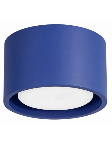 MODO Påbygningsspot i aluminium Ø10 cm 1 x GX53 LED - Blå