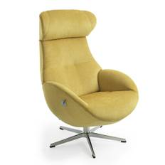 Fåtölj Globe - Tyg Evita Pearl - Aluminium