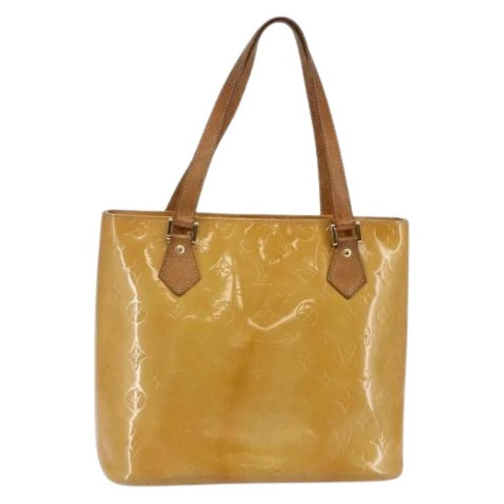 Louis Vuitton Vintage Pre-owned Leather Tote Bag - Vintage - Dame - Gul - ONE SIZE - Uld