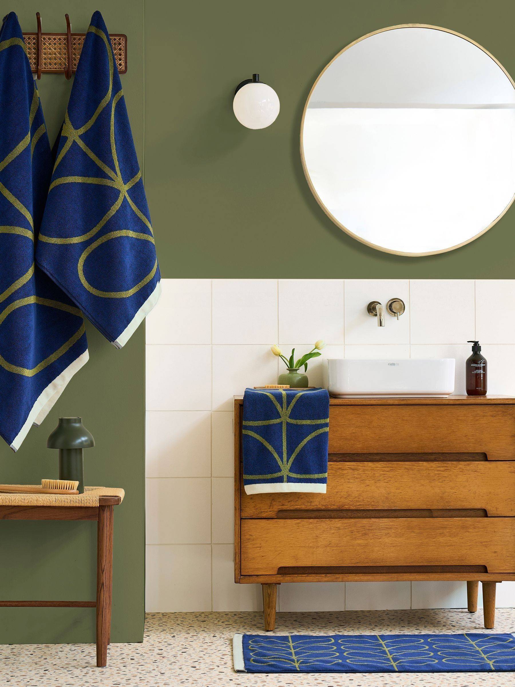 Orla Kiely Orla Kiely Linear Stem Håndklæder