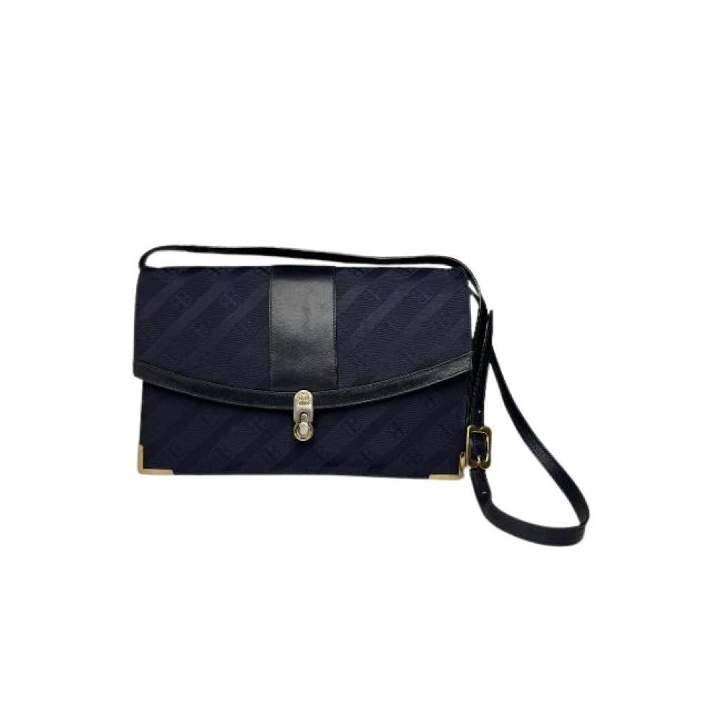 Balenciaga Vintage Pre-owned Vintage Skuldertaske - Vintage - Dame - Blå - ONE SIZE - Uld
