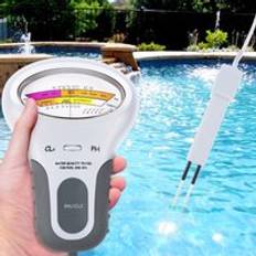 Bärbar digital skärm ph vattentestmätare analys klor pool test kit