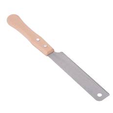 Single Sided Saw SK5 Steel Blade Wooden Handle 17 Tooth Hand Pull Saw Tool for Woodworking Cutting