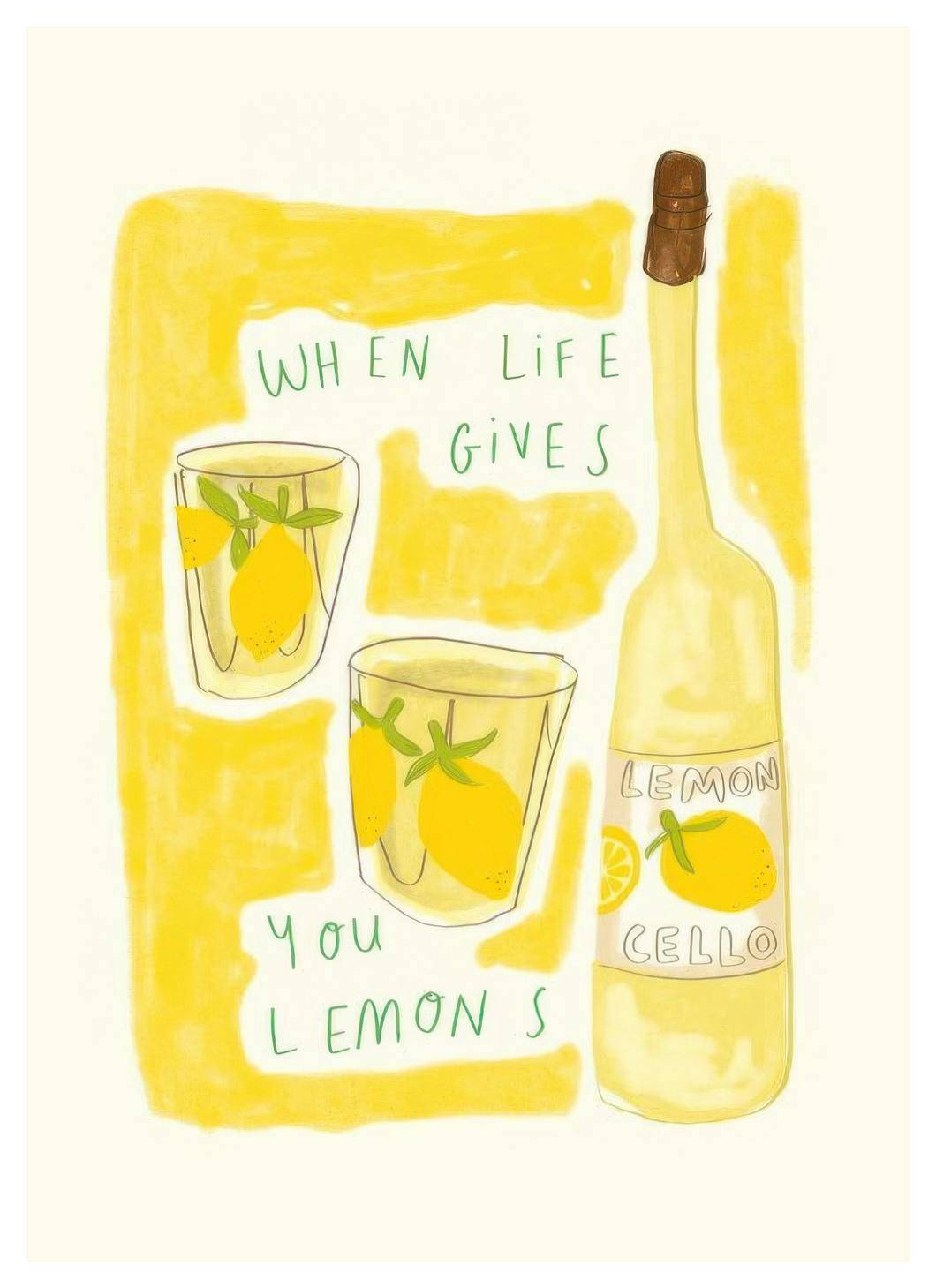 Lauren Emmett - Lemons Poster (21x30 cm)