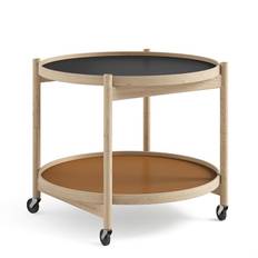 Brdr. Krüger Bølling Litet Bord Natur Ek Clay: Cognac/Svart Ø60 cm