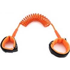 Justerbar barn säkerhetssele barn handled koppel antiförlorad länk barn bälte gång assistent baby rullator armband 1.5m - orange