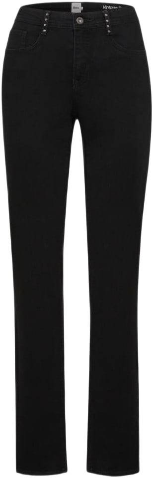 BRAX Style. Carola Kvinde 02 Clean Black Black Straight Jeans Str 29/32 - hos Magasin.