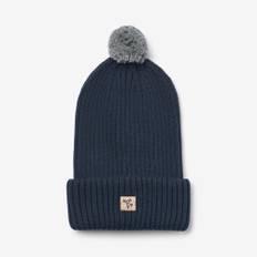 WHEAT® - Strikket Hue Habar - ink melange