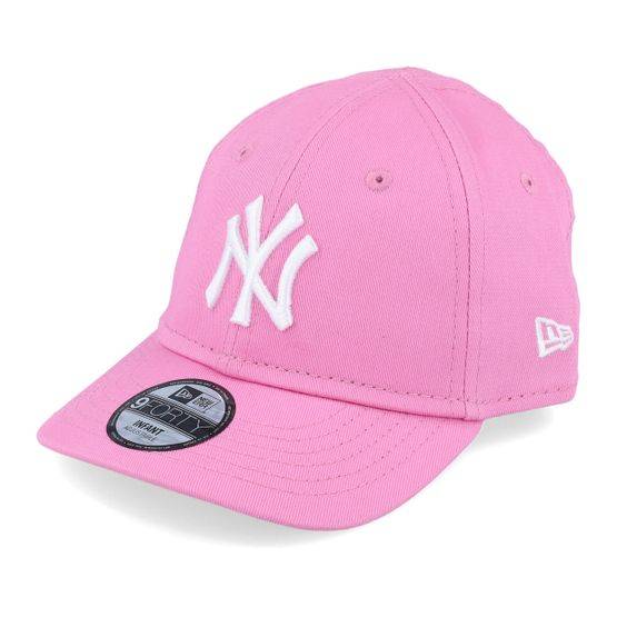 New Era - MLB Rosa adjustable Keps - Kids New York Yankees Infant League Essential 9FORTY Pink/White Adjustable @ Hatstore