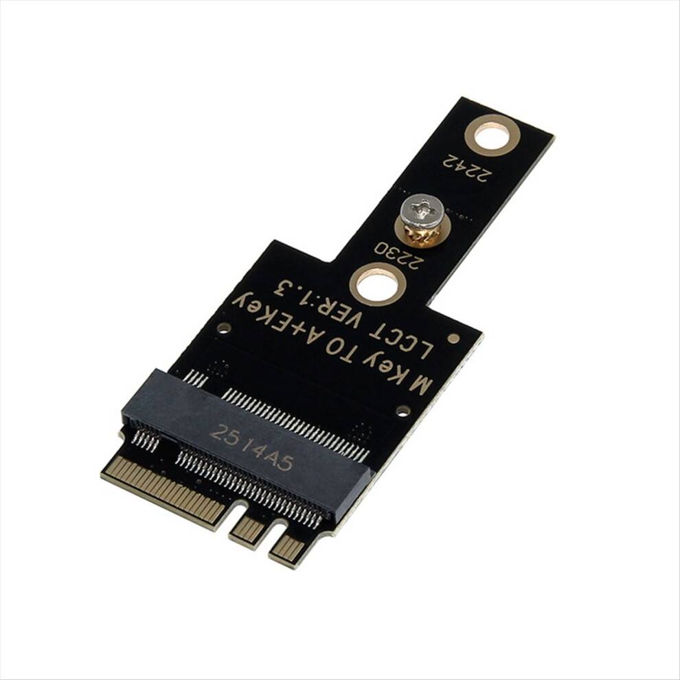 M.2 A+E-nøgle til 2230 2242 NVME-adapterkort PCIE 3.0 X4 M.2 NGFF SSD-konverter til mini-pc/bærbar/industriel lagring
