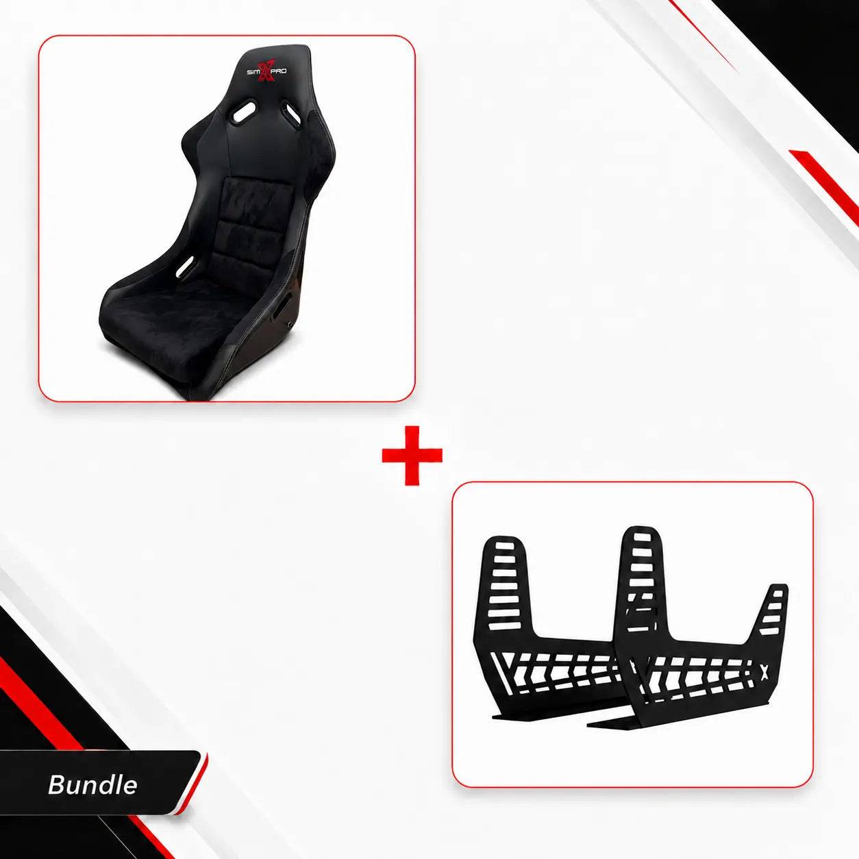 SimXPro GT Sim Racing Seat - GT Seat + Seat mounts
