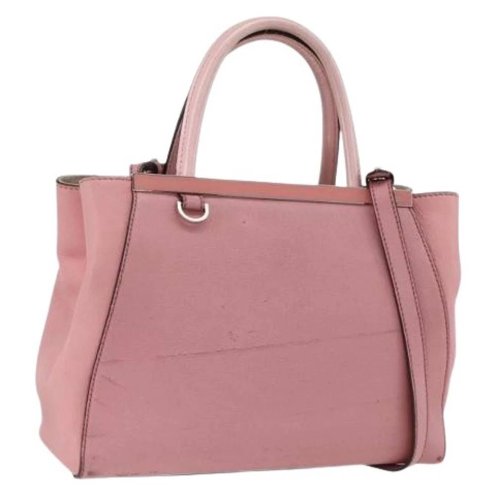 Fendi Vintage Pre-owned Vintage Håndtaske - Vintage - Dame - Lyserød - ONE SIZE - Uld