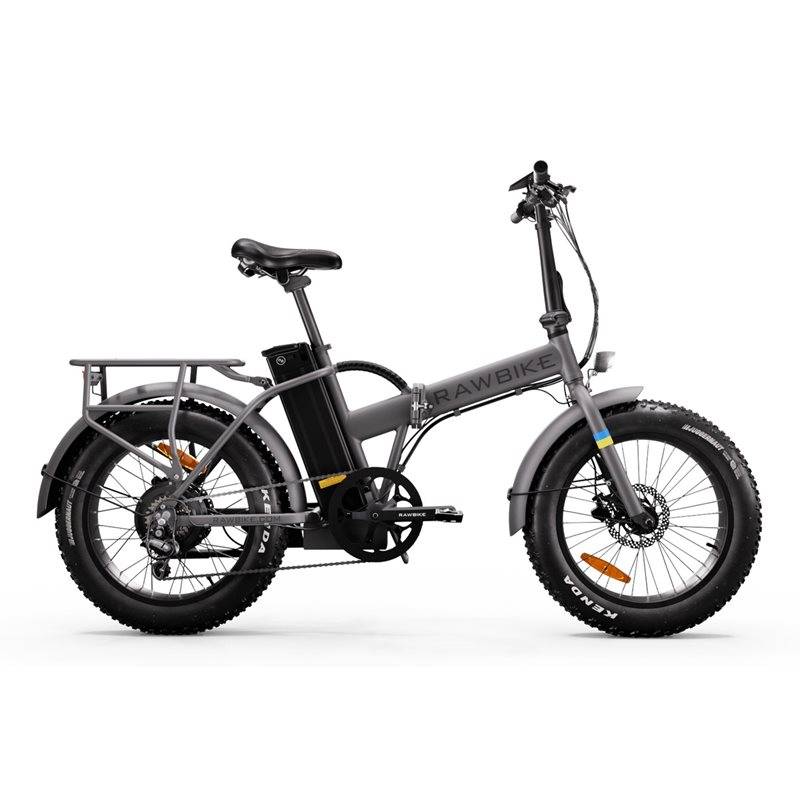 RAWBIKE Classic Elcykel Graphite Grey Graphite Grey
