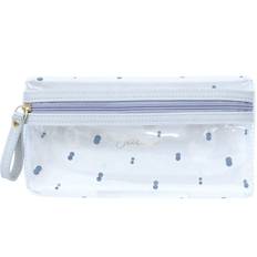 LaboClip Pen Case Clear Flat Pen Pouch Brier Blue B22-BRCP01-BL blå