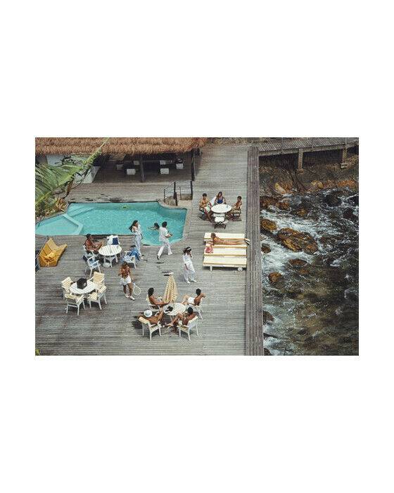 Slim Aarons Decking By The Sea
