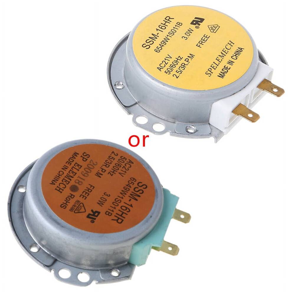 XISAOK Mikrobølgeovn Drejeplade Synkronmotor SSM-16HR21V3W50/60Hz Kompatibel med LG