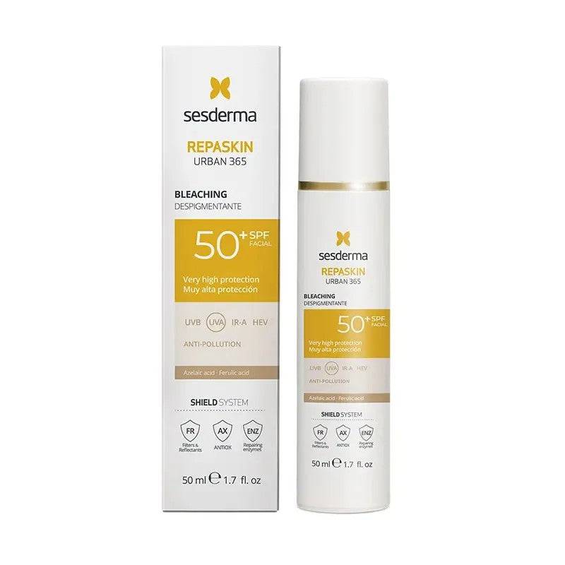 Sesderma Repaskin Urban 365 Fotoprotettore Depigmentante SPF50+ 50ml — Protezione solare