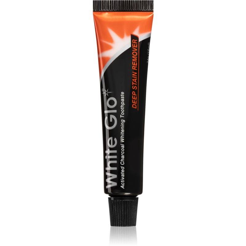 White Glo Charcoal Blekande tandkräm med aktivt kol för resa 24 g