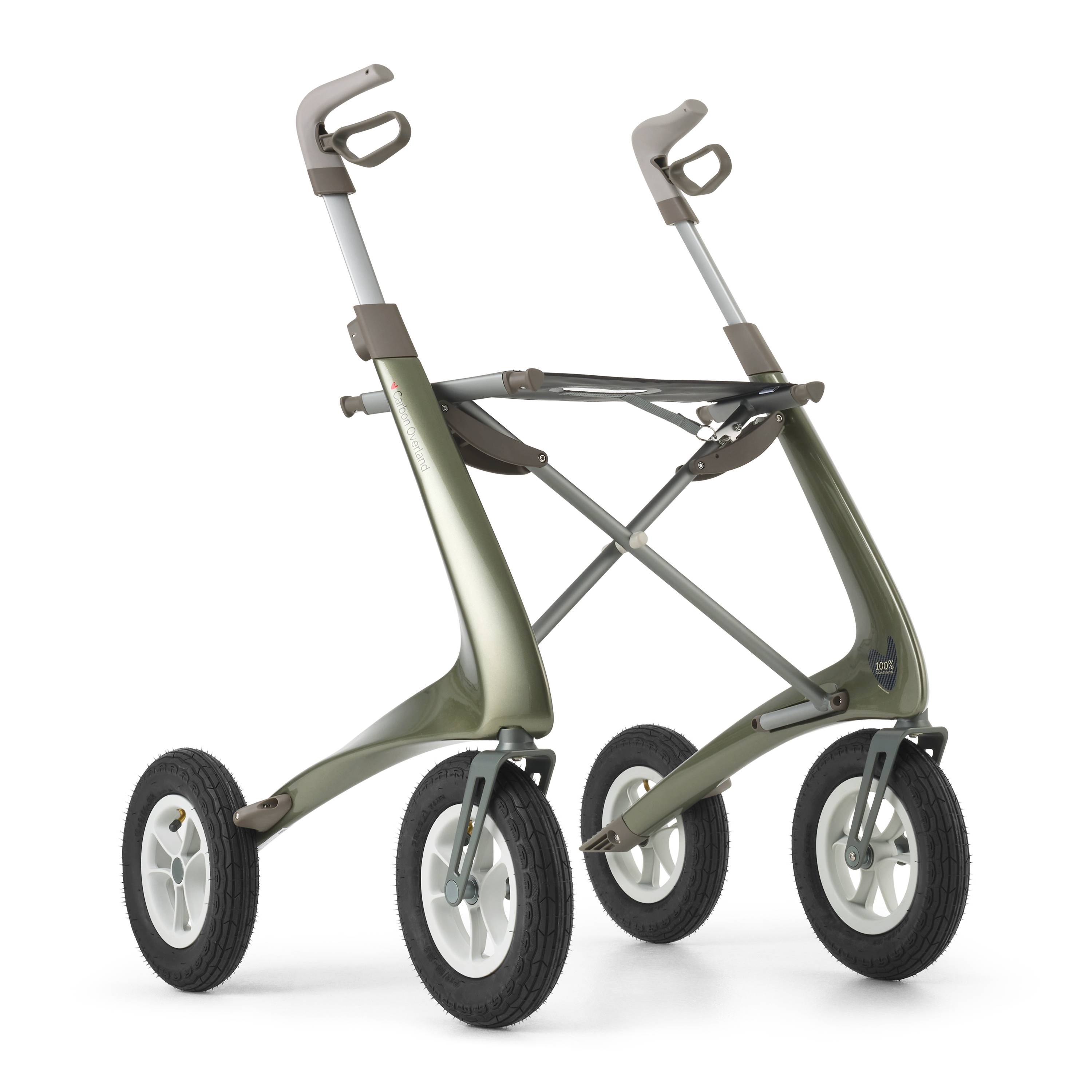 ByAcre Overland Udendørs rollator med store hjul.