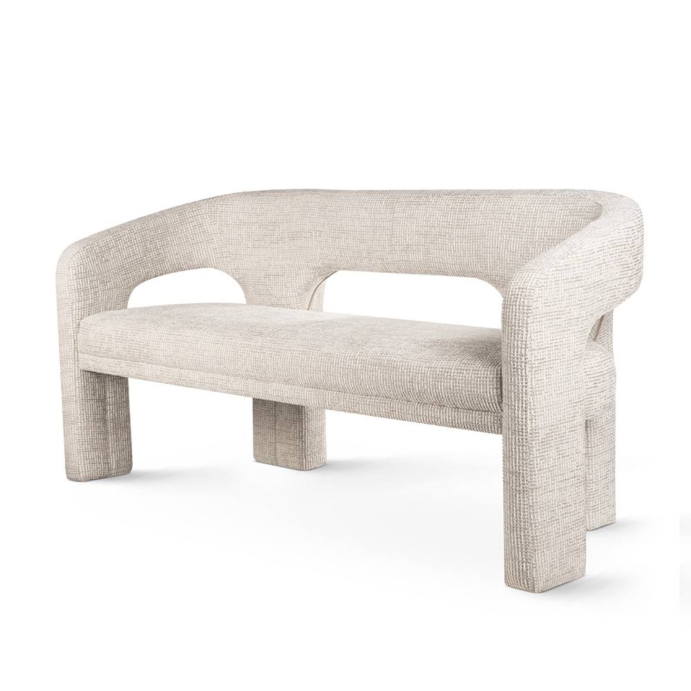 Kökssoffa 163cm Vit/Coco 196 - Zaragoza | Vesani