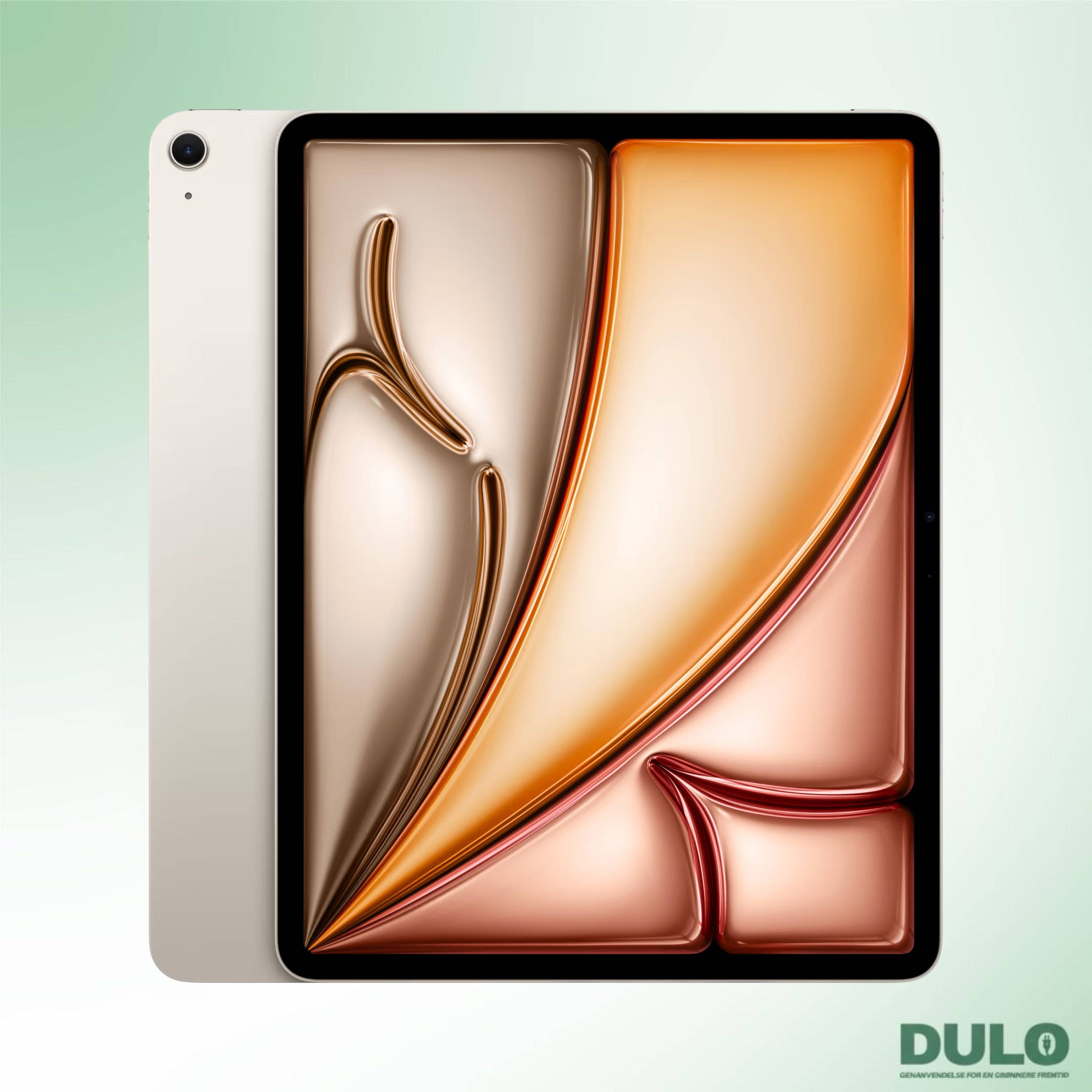 iPad Air 7 (2025) 13" M3 WiFi (A3268) - Flot / Stjerneskær / 512GB