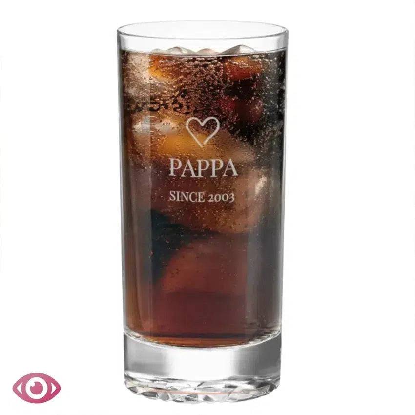 Personligt graverade drinkglas i serien Carat från Orrefors - 2 pack