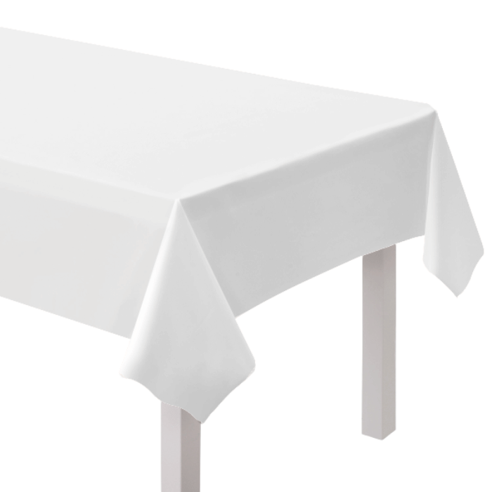 Hvid papirs dug - 120x180 cm.