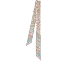 Gucci Floral Print Silk Neck Bow