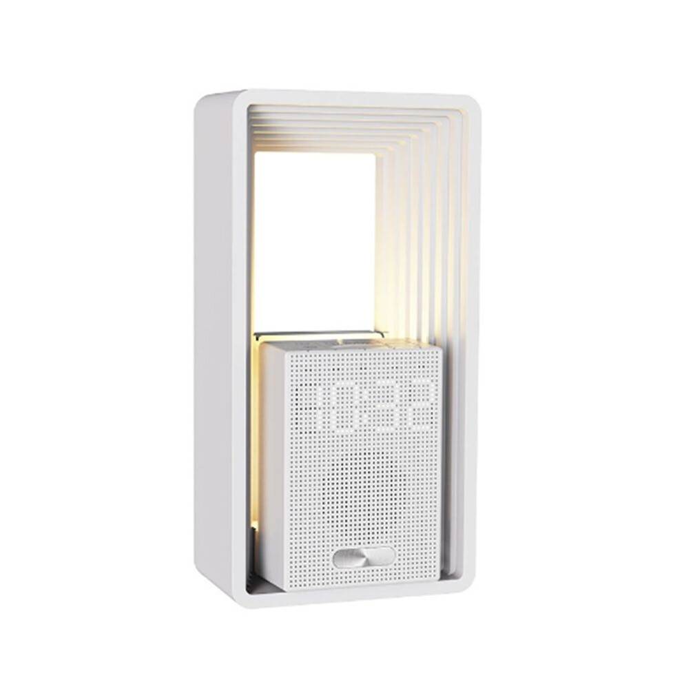 Simulated Sunrise Wake- Alarm Clock White Noise Sleep Sound System Small Night Light Bedside Table Lamp US Plug