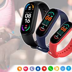 Smartwatch med puls- och blodtrycksmätare