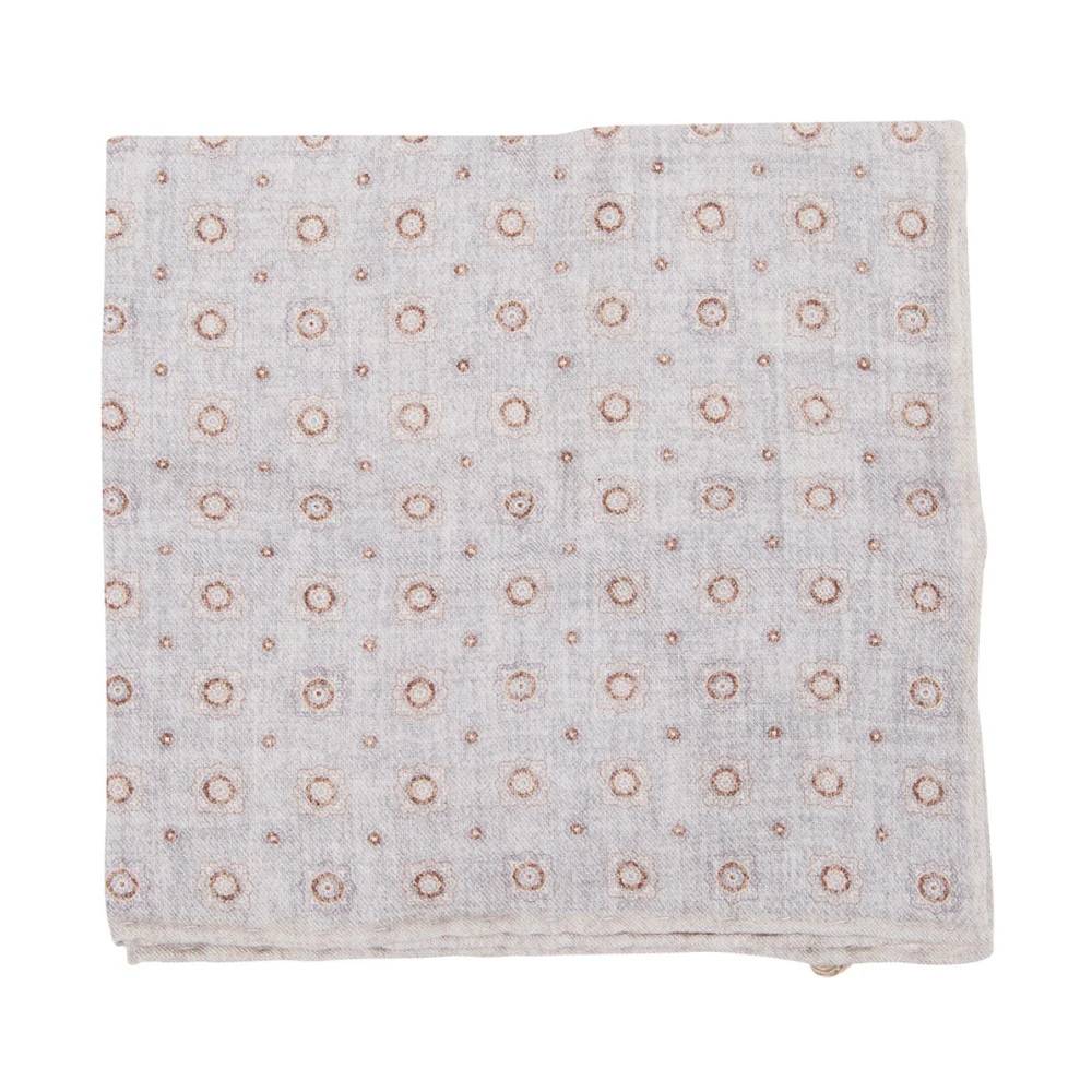 Eleventy Uld Bomuld Mønstret Clutch - Accessories - Herre - Beige - ONE SIZE - Bomuld