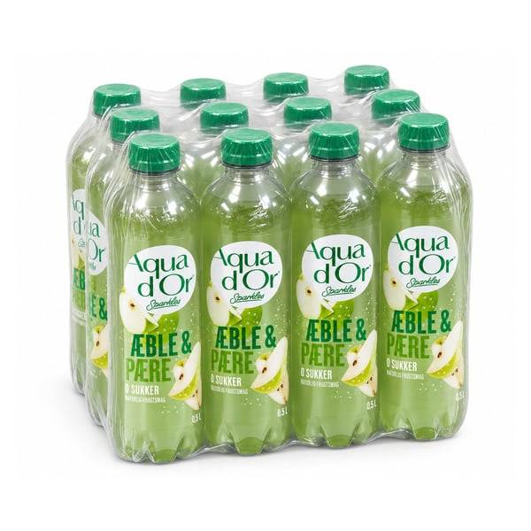 Aqua Dor Sparkles Æble & Pære (12 x 500 ml)
