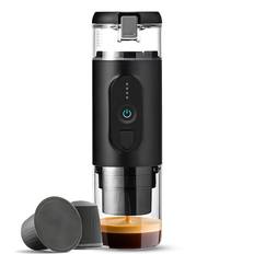Portable Electric Espresso Coffee Machine Cordless Heating Single Serve Mini Coffee Maker with
