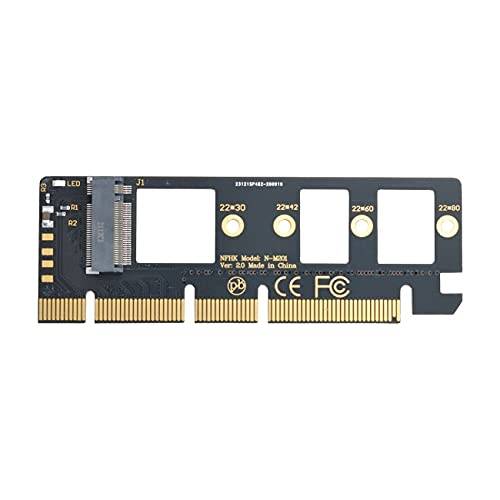 NFHK NGFF M-Key NVME M.2 SSD till PCI-E Express 3.0 16 x X4 adapter utan konsol