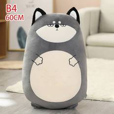 Squishmallows Plyschdjur Kawaii Mjuk Stor Kudde Husky 60CM