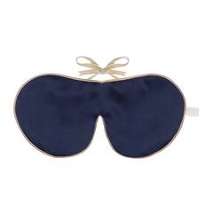 Classic Silk Lavender Eye Mask (Navy)