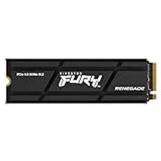 Kingston FURY Renegade 2000G PCIe 4.0 NVMe SSD med HEATSINK För spelare, entusiaster och högeffektanvändare – SFYRDK/2000G