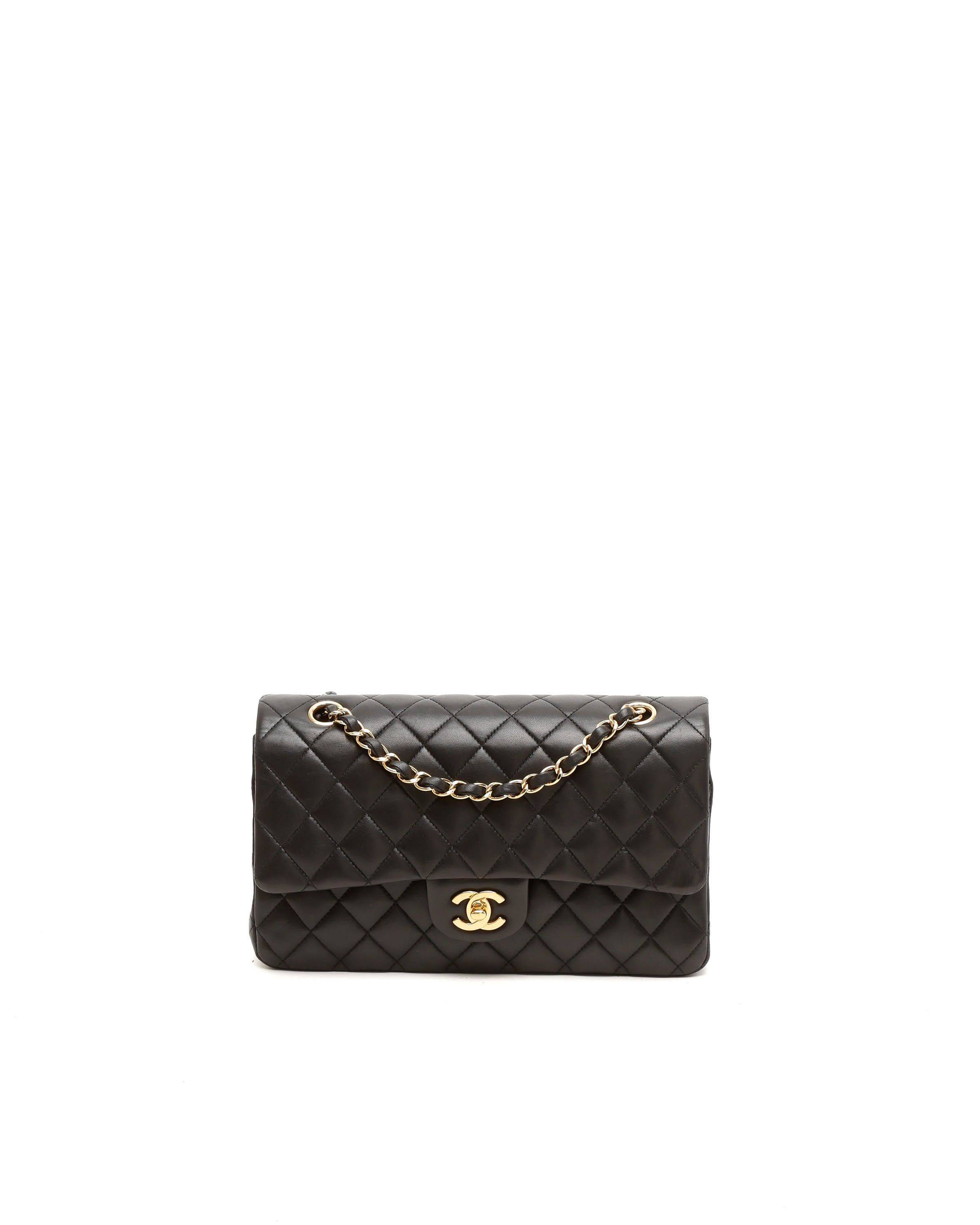 Chanel Classic Medium Double Flap Bag - Black (One Size)