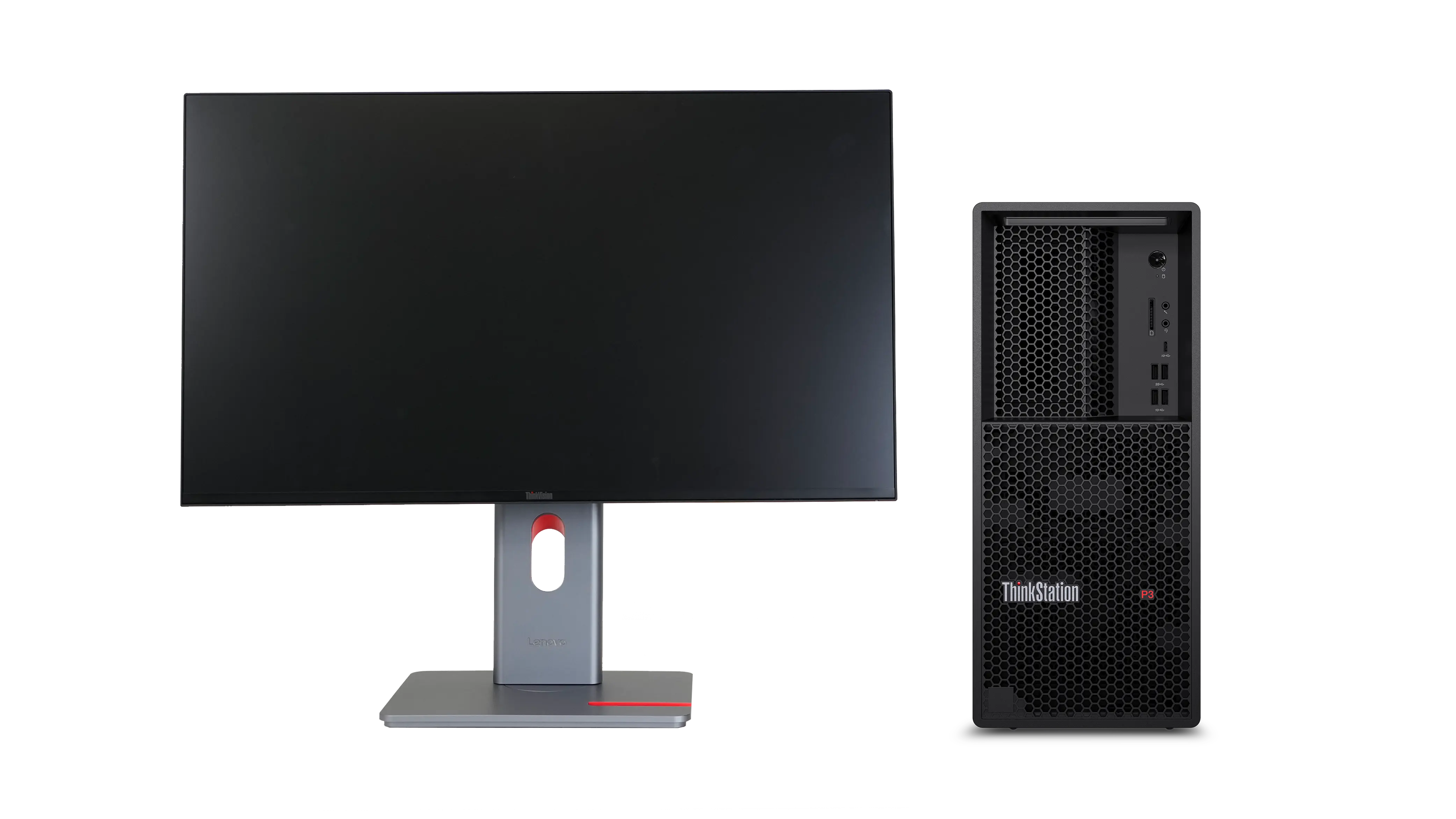 Lenovo ThinkStation P3 TWR G2 U9 32G x2 + ThinkVision P24QD-40 23,8" QHD Docking Intel® Core Ultra 9 285K vPro®-processor E-cores op til 4,60 GHz P-cores op til 5,50 GHz, Windows 11 Pro 64, 1 TB SSD M.2 2280 PCIe Gen5-ydeevne TLC Opal