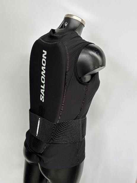 Salomon Flexcell Rygskjold Vest (Farve: Sort, Størrelse: XL).