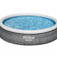 Fast Set Pool Grey 9.677L 457×84 cm Bestway Badebassin og pool 57313A