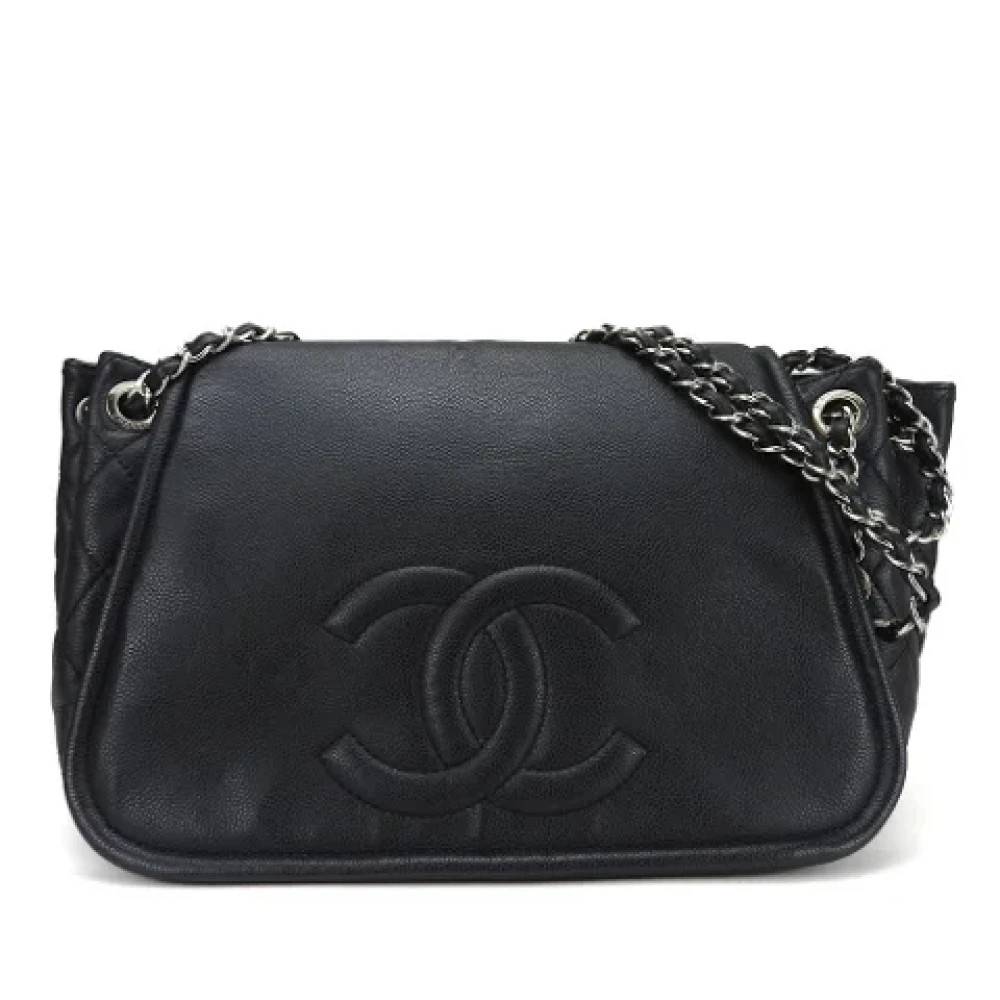 Chanel Vintage Pre-owned Laeder chanel-tasker - Vintage - Dame - Sort - ONE SIZE - Uld