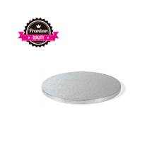 Tårtfat silver runt Ø25,6 cm 1,2 cm tjockt 1 st - premiumkvalitet