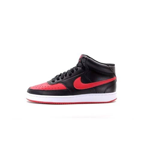 Nike Court Vision Mid, herrskor, Flerfärgad Black University Red White, 44.5 EU