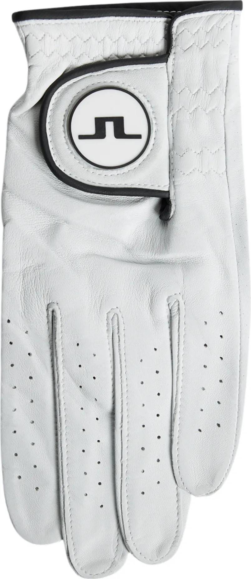 J.Lindeberg Ron Leather Golf Handschuh, weiß