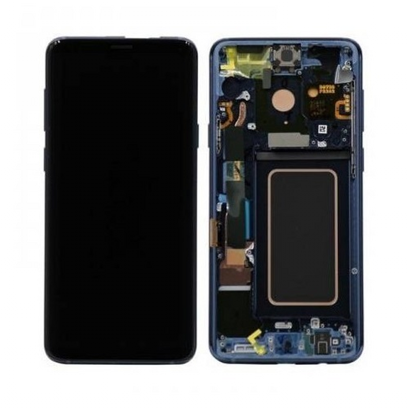 Galaxy S9 Plus Skärm med LCD Display - Polaris Blue
