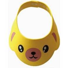 Baby shower cap karikatyrer cartoons baby shower cap multifunktionella schampokepsar tjockare shampoo cap - Gul